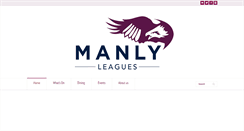 Desktop Screenshot of manlyleagues.com.au